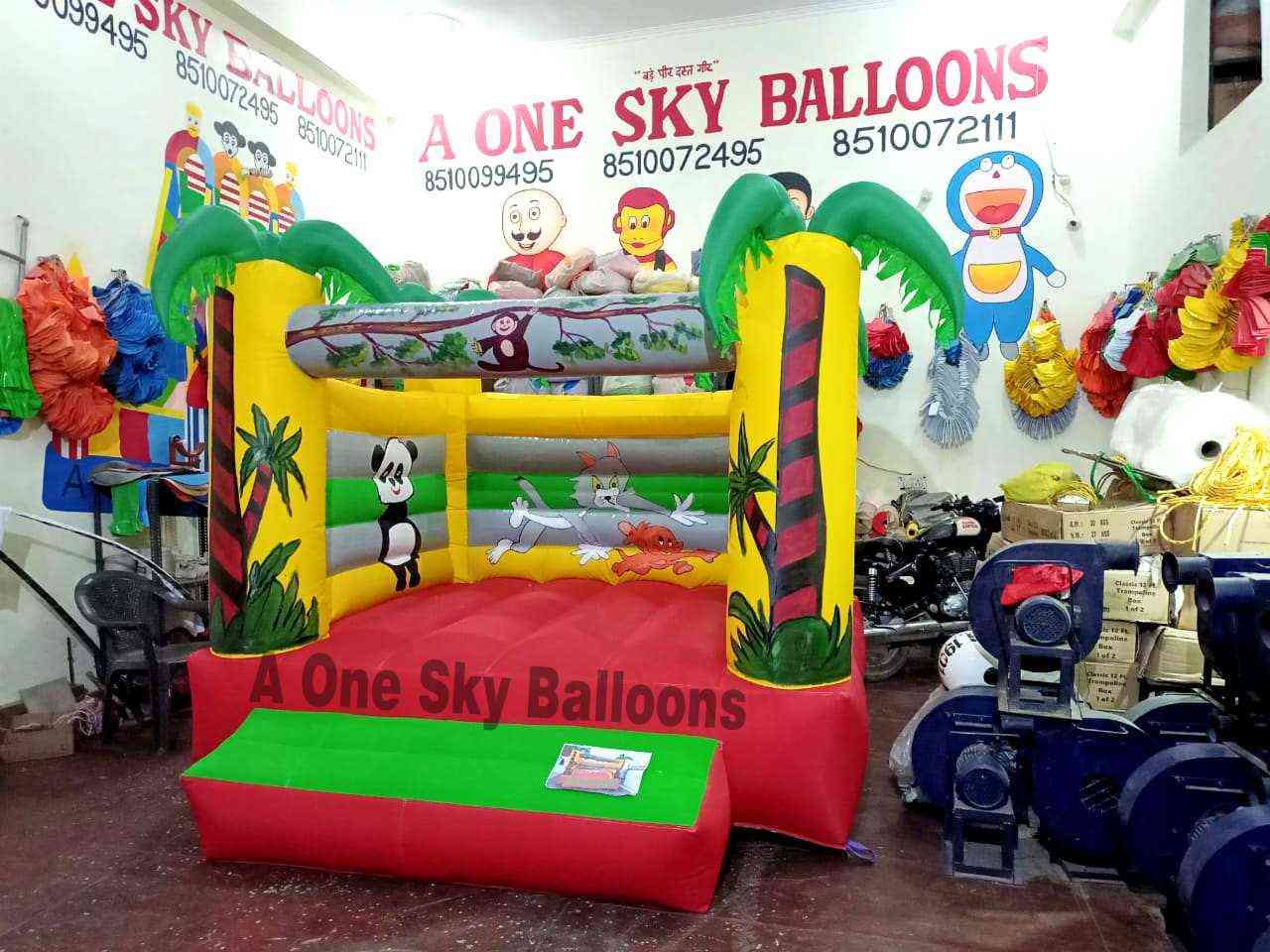 Sliding Mickey Mouse Bouncy Castle