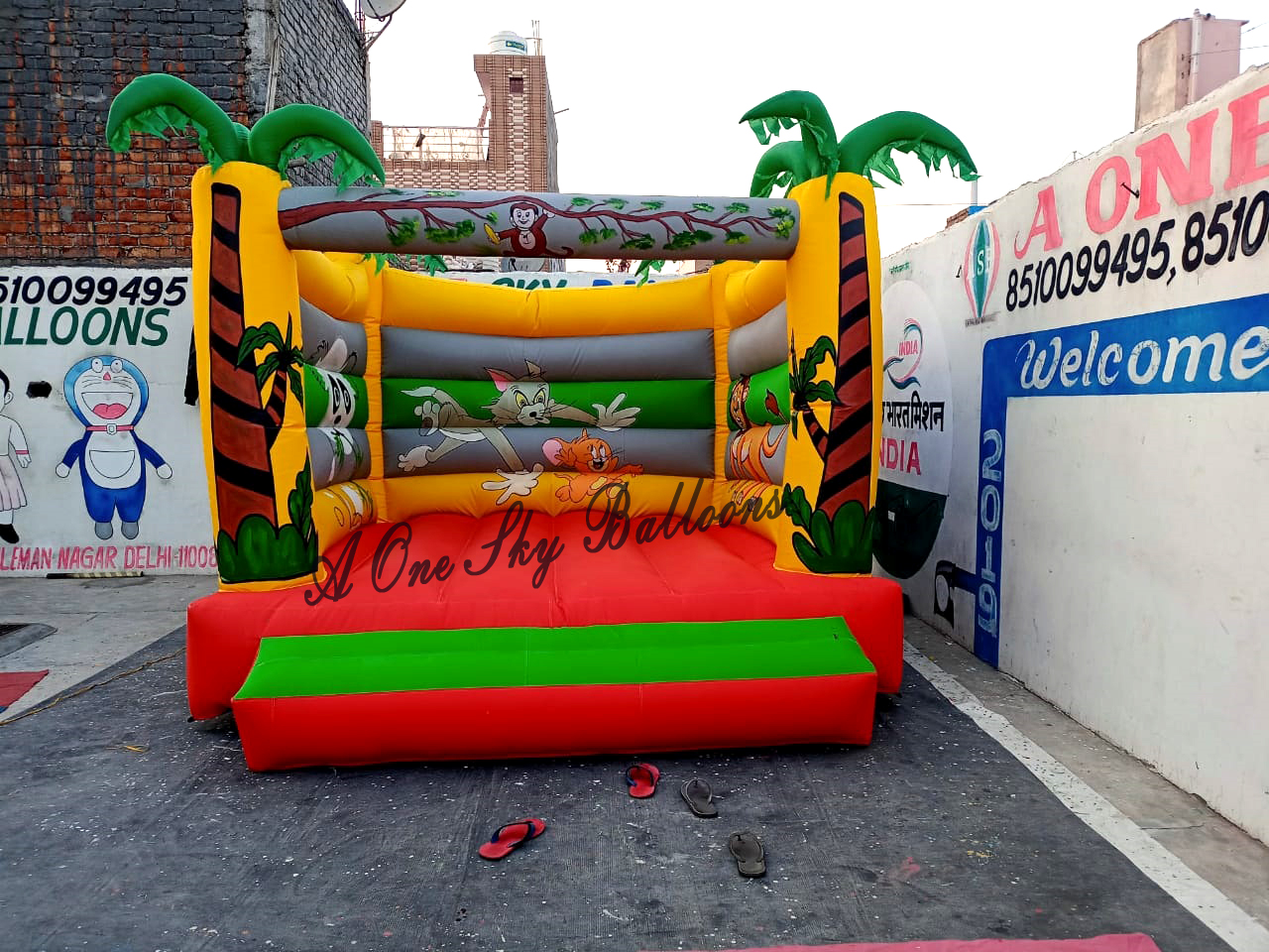 Jumping Sliding Mickey Mouse Bouncy Castle