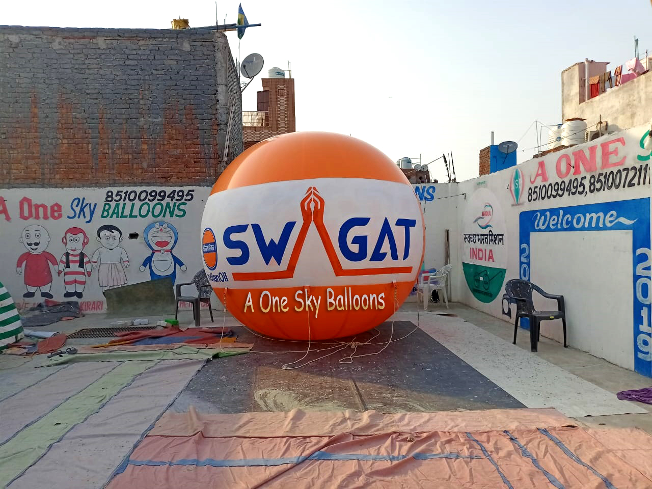 Swachh Bharat Abhiyan Balloon