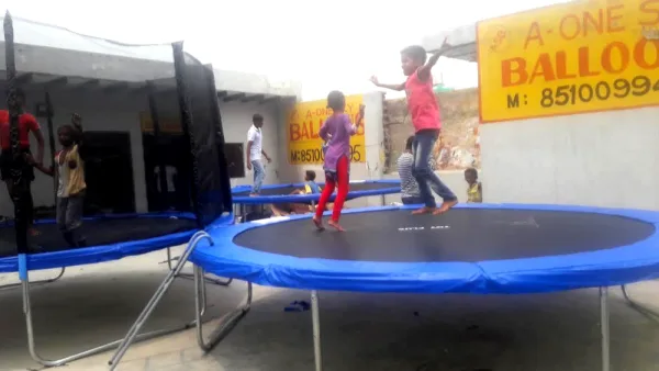 Trampolines factory fabrication