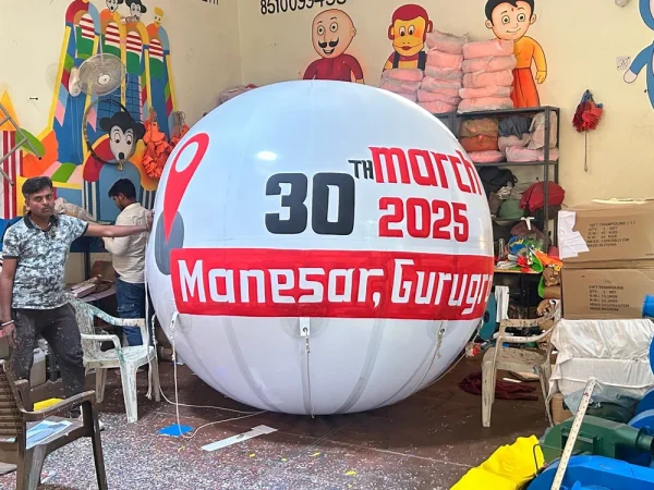 Aam Aadmi Party Advertising Balloons — Inflatable Manufacturer Delhi