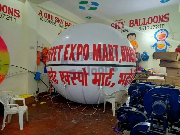 Advertisement White Sky Balloons — Inflatable Manufacturer Delhi