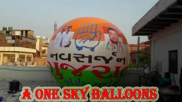 Advertising Balloon Political Campaign — Inflatable Manufacturer Delhi