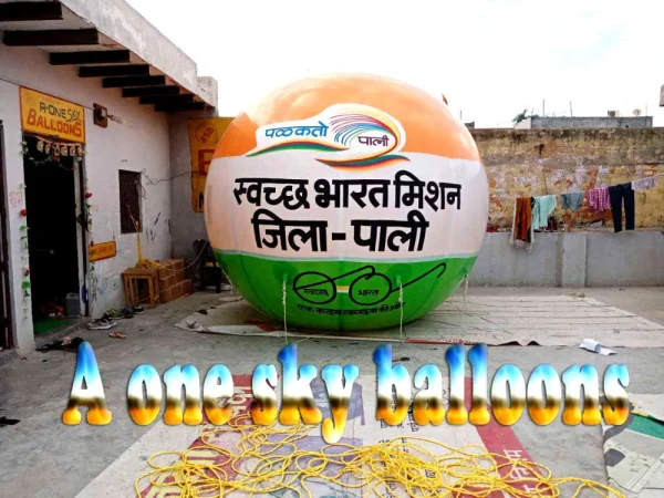 Advertising Balloon Civic Campaign — Delhi Factory