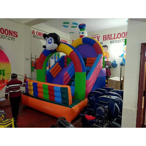 Compact Mini Bouncy Castle – 8×8 and 8×10 ft — A One Sky Balloons Delhi