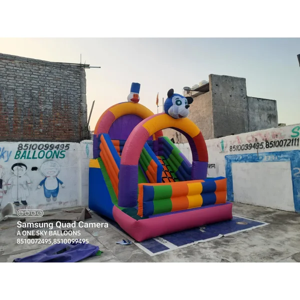 Compact Mini Bouncy Castle – 8×8 and 8×10 ft — A One Sky Balloons Delhi