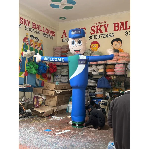 Custom Branded Air Dancer – Your Brand as a Tube Man — A One Sky Balloons Delhi