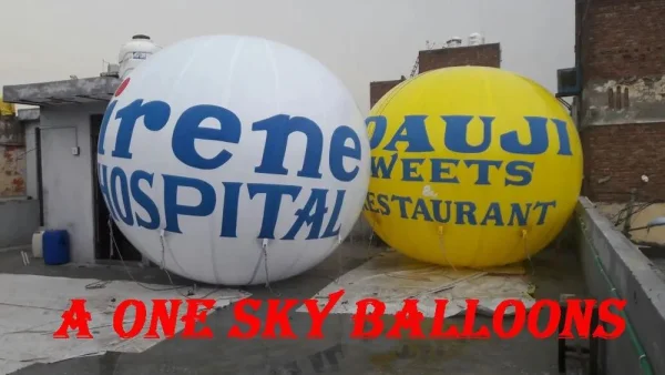 Hospital Advertisement Sky Balloons — Inflatable Manufacturer Delhi
