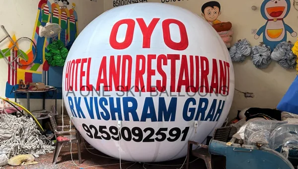 HOTEL ADVERTISING SKY BALLOONS — Inflatable Manufacturer Delhi