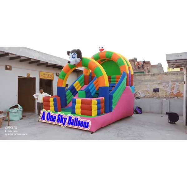 Jumping & Sliding Bouncy Castle – 12×18 to 18×25 ft — A One Sky Balloons Delhi