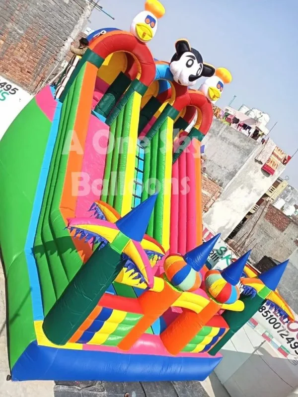 Kids Bouncy Castle Slide — Inflatable Manufacturer Delhi