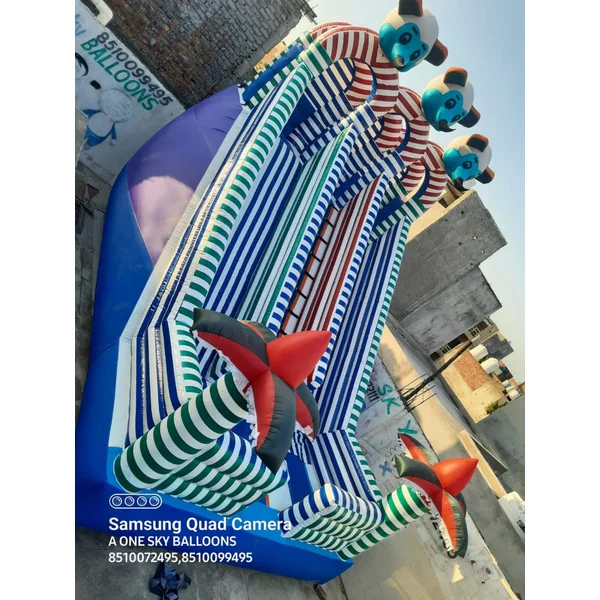 Kids Bouncy Castle with Slider – 10×14 and 12×16 ft — A One Sky Balloons Delhi