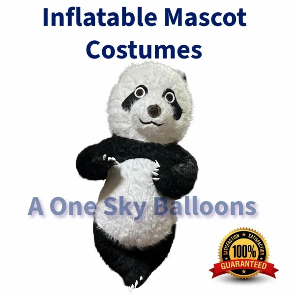 Panda Fur Mascot Costumes — Inflatable Manufacturer Delhi