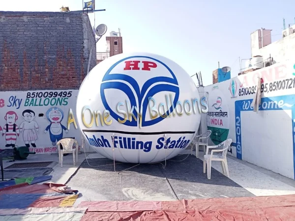 Petrol Pump Advertising Balloon — Delhi Factory