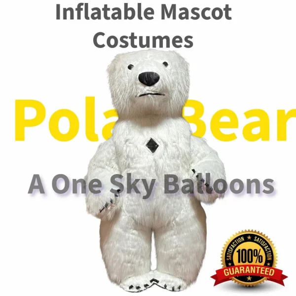 Polar Bear Mascot — Inflatable Manufacturer Delhi