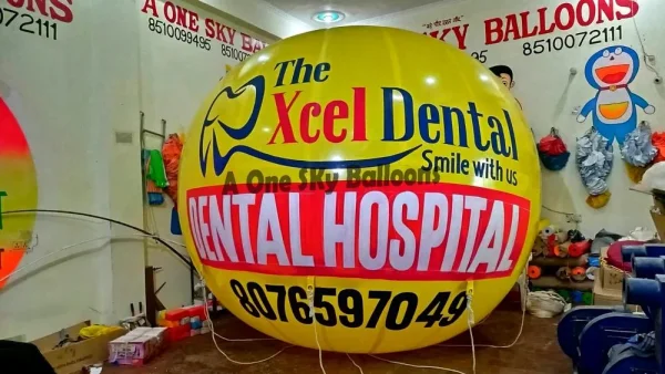 Promotional Advertising Balloons — Delhi Factory