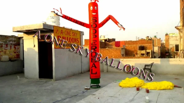 Red Air Dancer — Inflatable Manufacturer Delhi