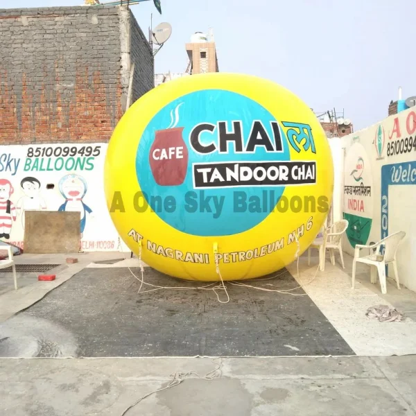 Round Advertising Sky Balloon — Delhi Factory
