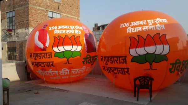 Sky Balloon Election Campaign — Inflatable Manufacturer Delhi