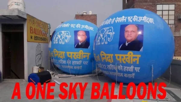 Sky Balloons Election Rally — Inflatable Manufacturer Delhi