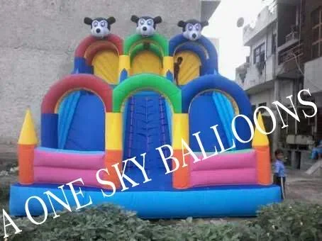Sliding Bouncy Castle — Inflatable Manufacturer Delhi