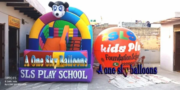 Sliding Bouncy school — Inflatable Manufacturer Delhi