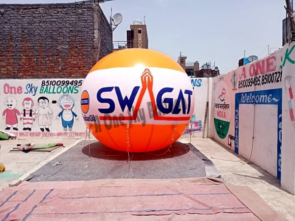 Welcome Theme Advertising Sky Balloon — Inflatable Manufacturer Delhi
