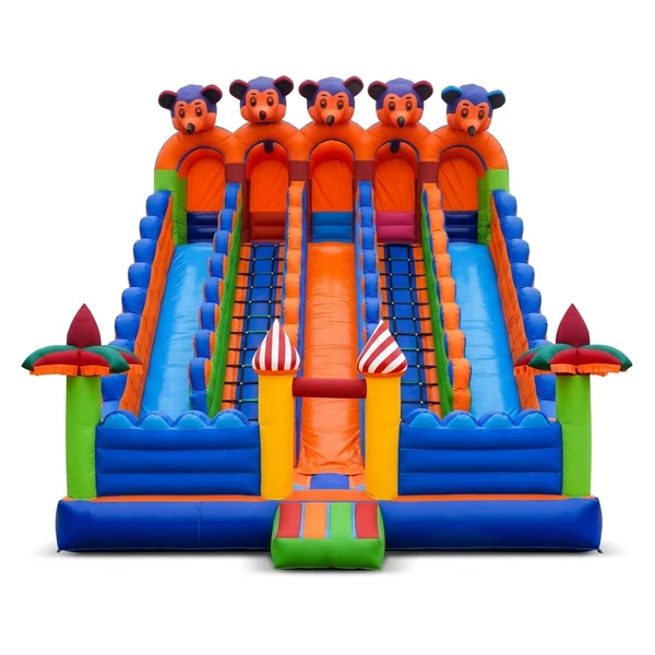 Three-Lane Inflatable Bouncy Slider – 25×35 ft — A One Sky Balloons Delhi