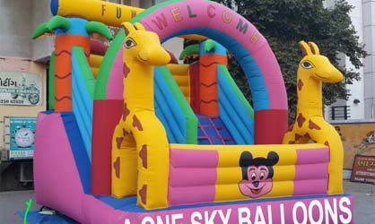 Kids Bouncy Castle Slider Manufacturer in Chandigarh